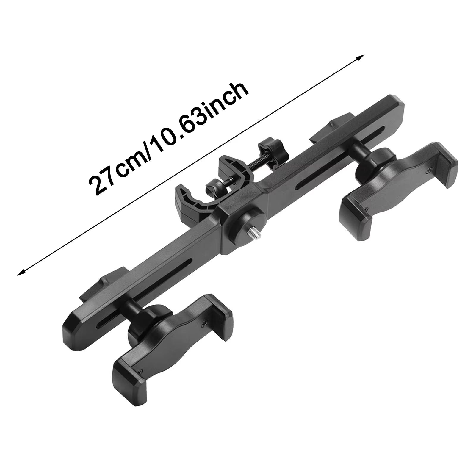 Universal Mobile Phone Bracket Dual Adjustable Crossbar Clip for Livie Stream Video Recording Multifunctional Tripod Accessories