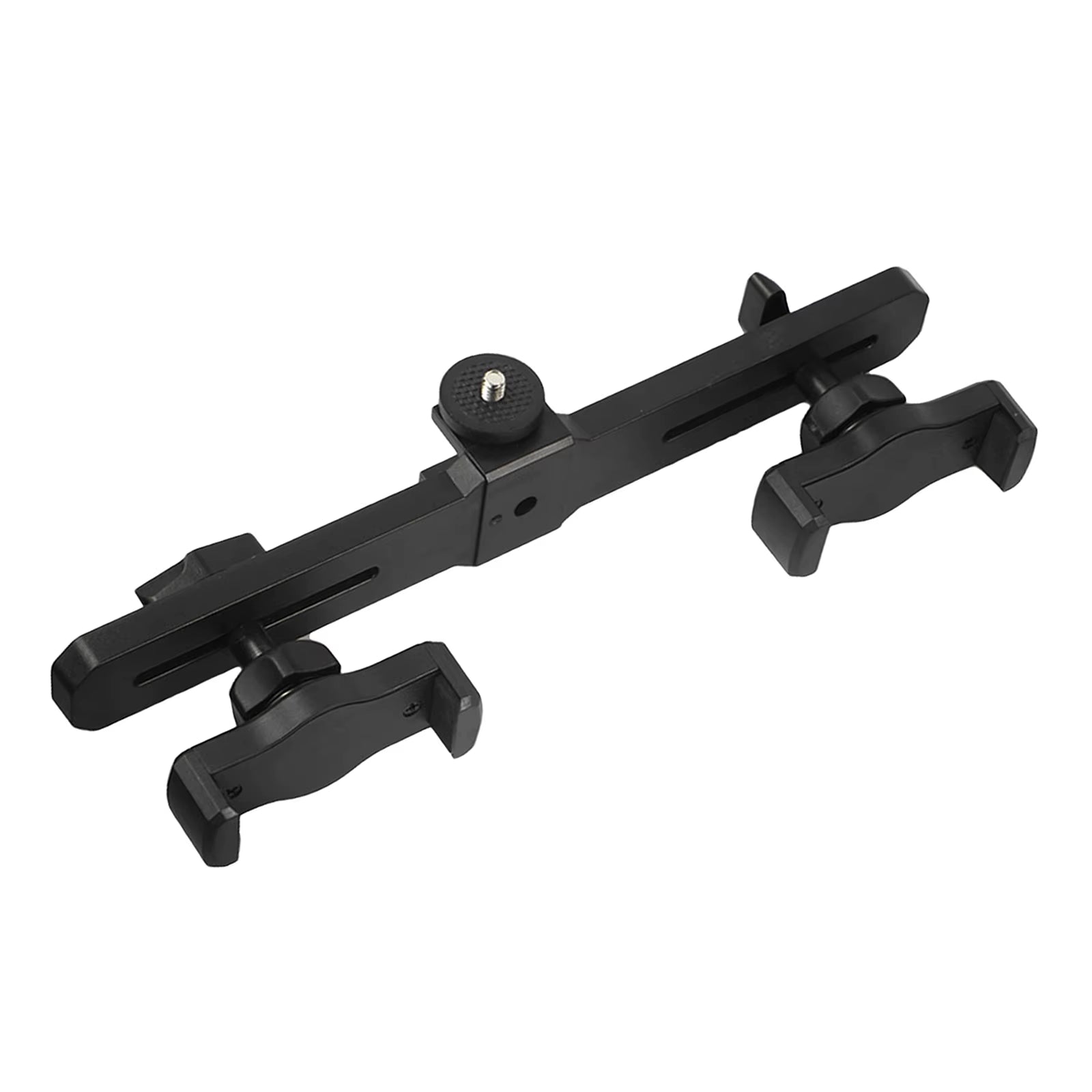 Universal Mobile Phone Bracket Dual Adjustable Crossbar Clip for Livie Stream Video Recording Multifunctional Tripod Accessories
