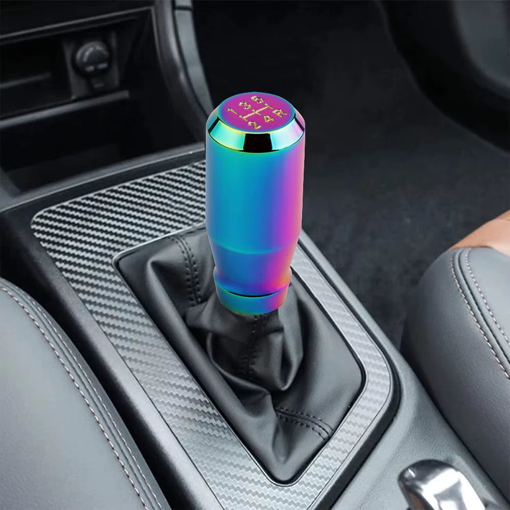 Universal Aluminum Manual Gear Knob 5 Speed Shifter Car Stick Shift Lever AU