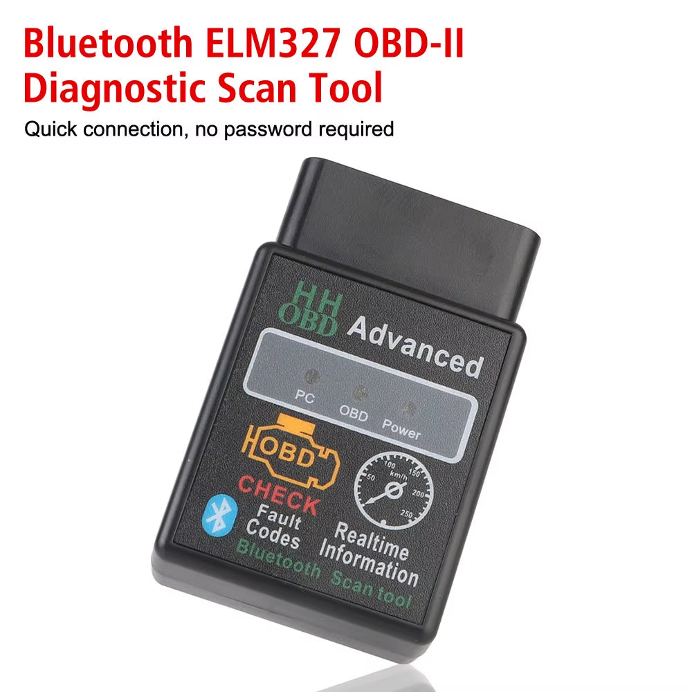 For Ios/Android OBD2 Interface Adapter Bluetooth V1.5 Detector ELM327 Car Diagnostic Scanner Code Reader Car Diagnostic Tool