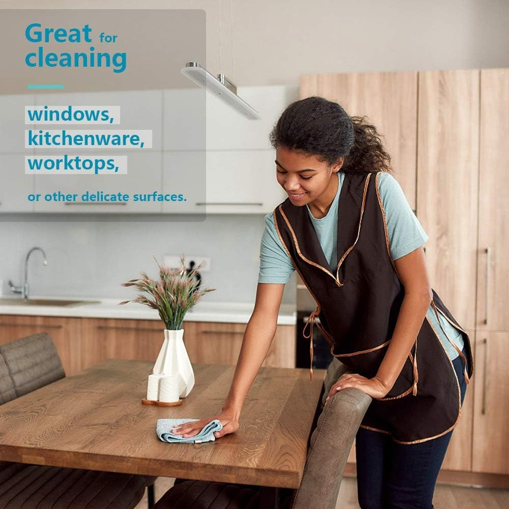 Microfibre Cloth Pack of 24, Multifunctional Reusable Cleaning Cloths, Lint Free Streak Free Washable Cloth Duster for House, Kitchen, Car, Motorbike, Windows 30 X 30 Cm