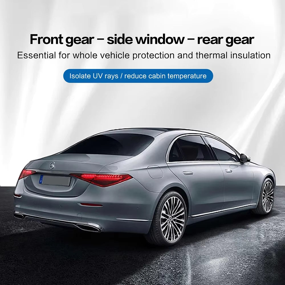 50Cmx3/6M Car Window Privacy Tint Film Auto Vinyl anti Look Glass Sticker Foils Ceramic Summer Solar UV Protector Mirror Films
